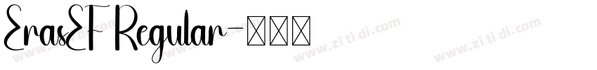 ErasEF Regular字体转换